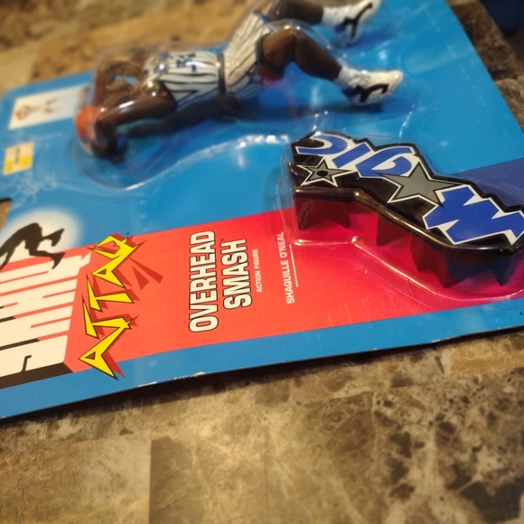 Vintage 1993 Kenner Shaq Attaq Shaquille O'Neal Overhead Smash Action Figure - Picture 2 of 4